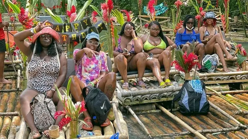 Bamboo rafting and Rick's Café, private tour